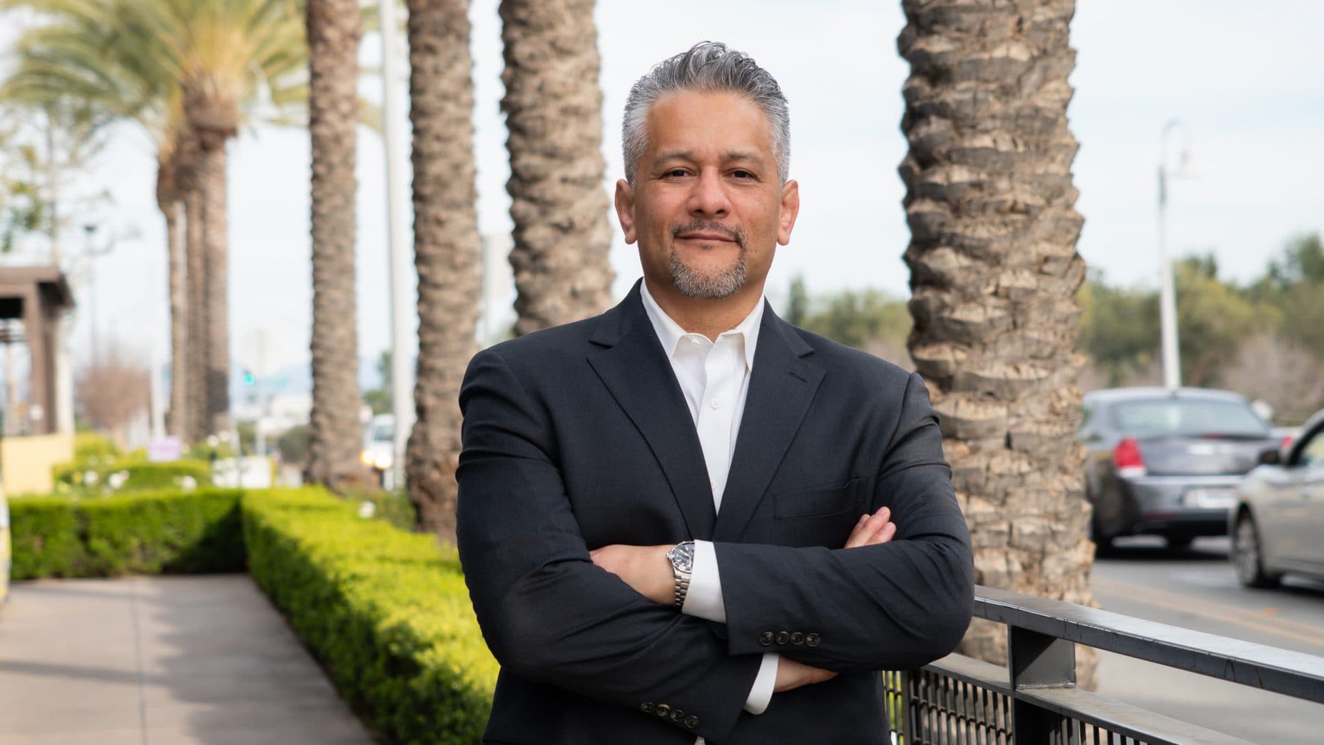 Mike Velez on the Chino Hills retail promenade